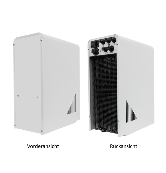 Preview: Tafelwassersystem unisoda PIANO BOX 2026 Vorderseite Rückseite