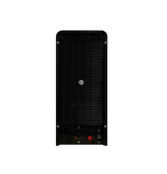Tafelwassersystem unisoda PIANO Plus schwarz von hinten