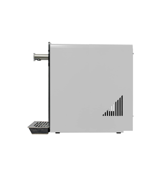 Tafelwassersystem unisoda PIANO Plus weiß von der Seite