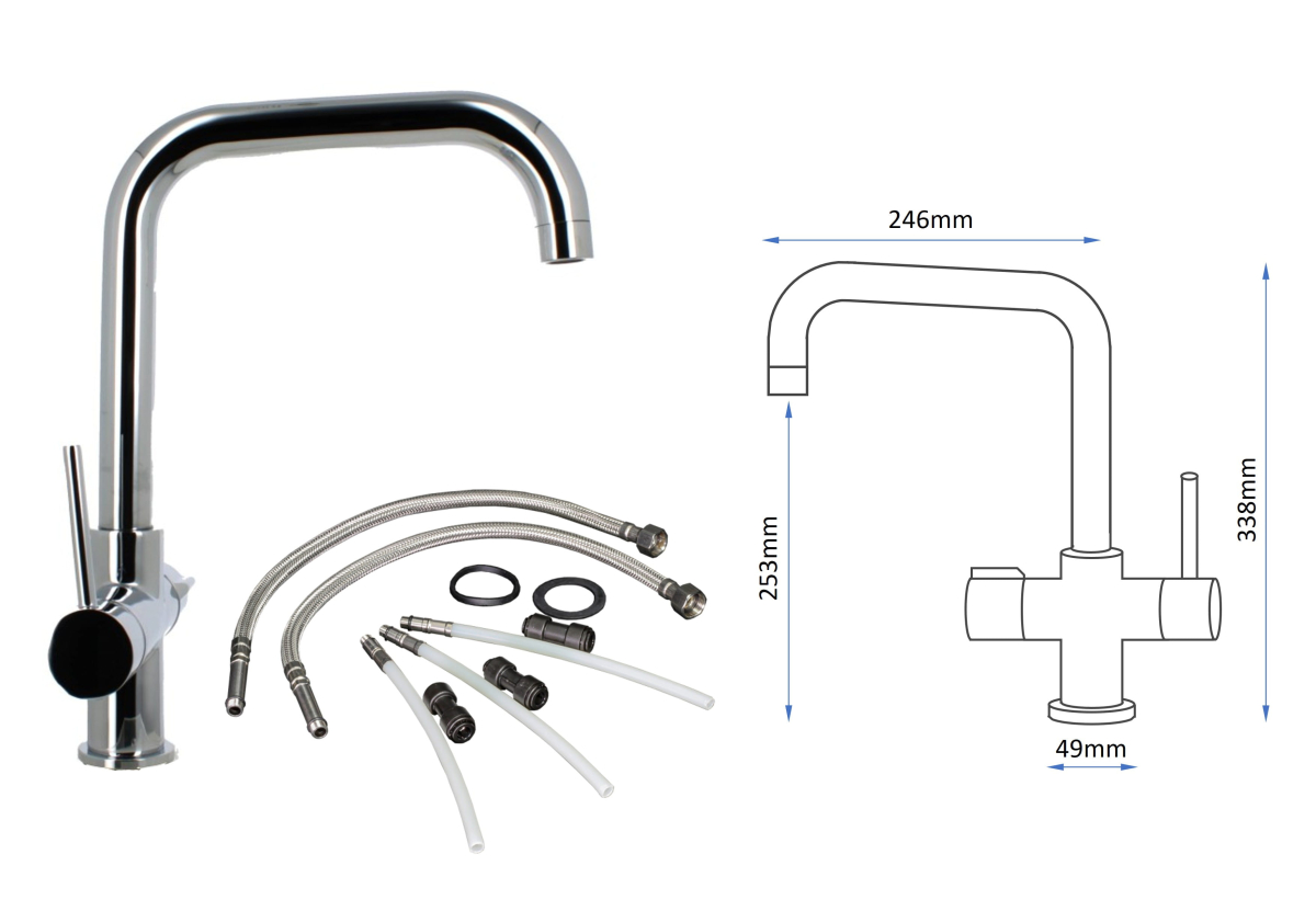 Details zum Wasserhahn Grandezza U Chrom