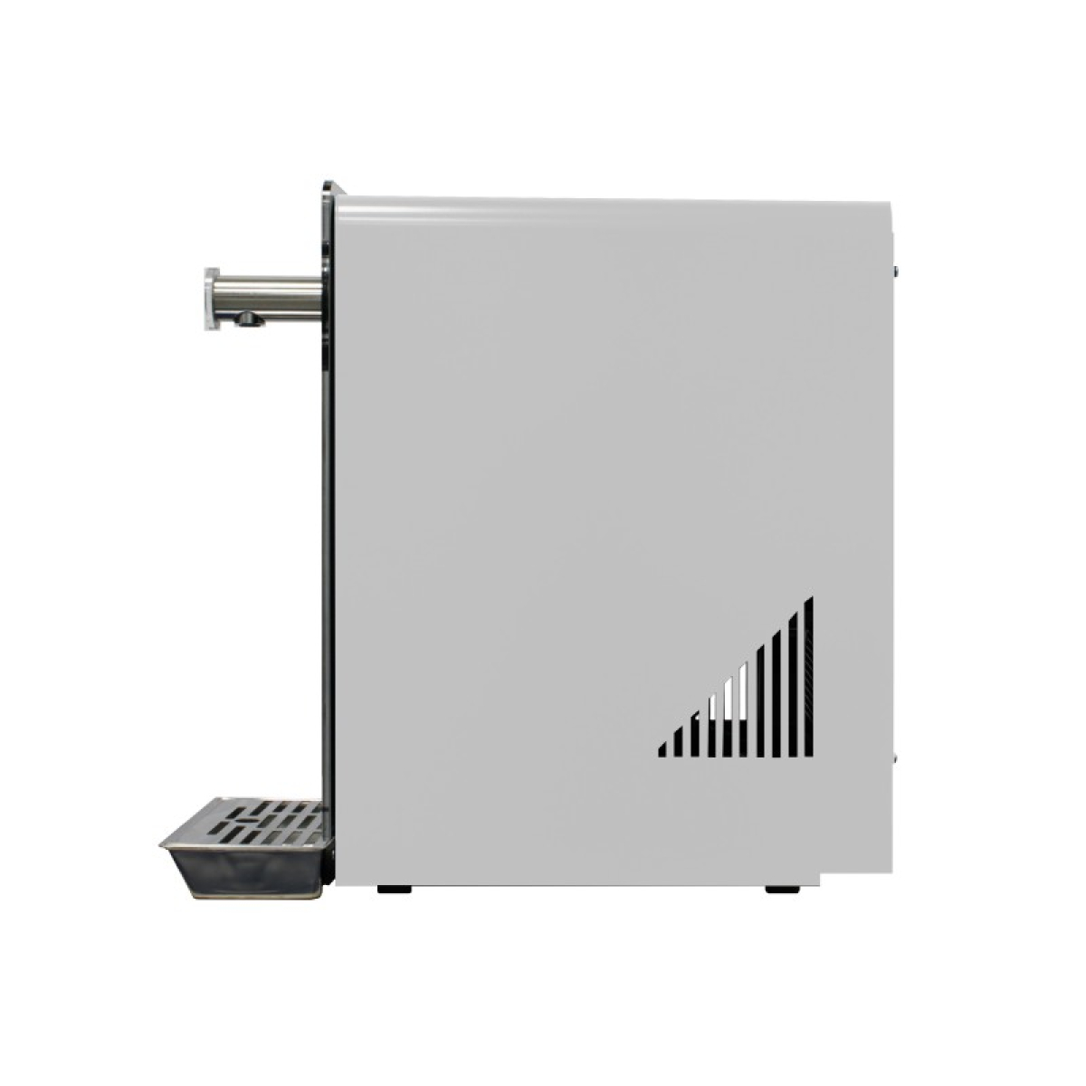 Tafelwassersystem unisoda PIANO 20 weiß Seitenansicht